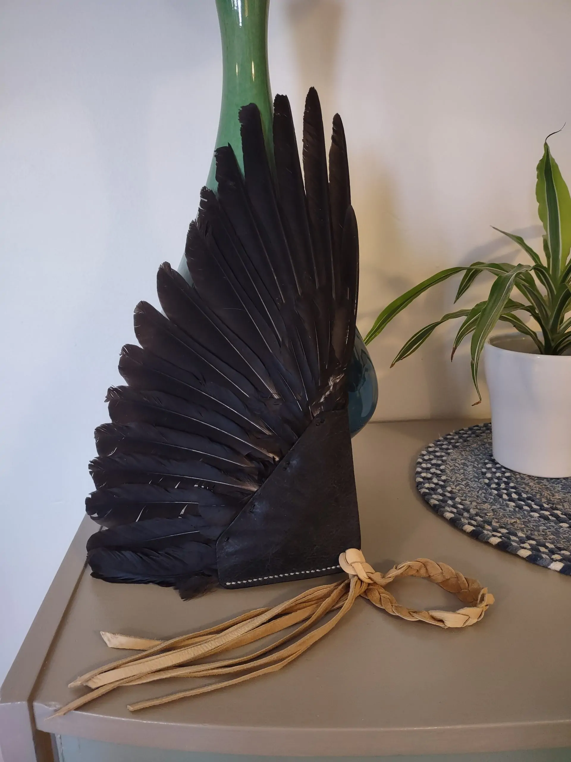 Crow Wing Fans 2 Left Crow Wing Fan