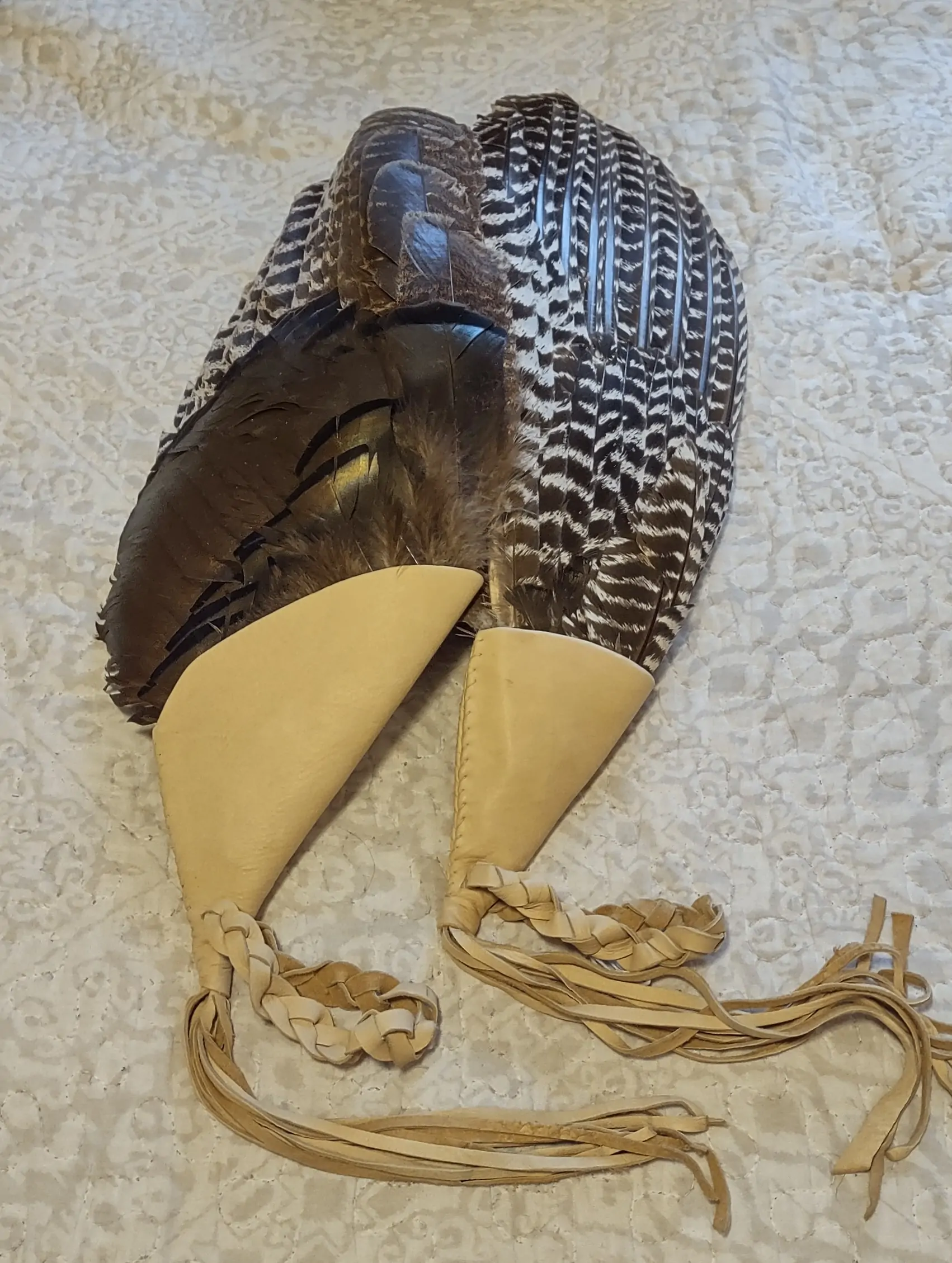 Wild Turkey Prayer Dance Fans 2 Fan set E