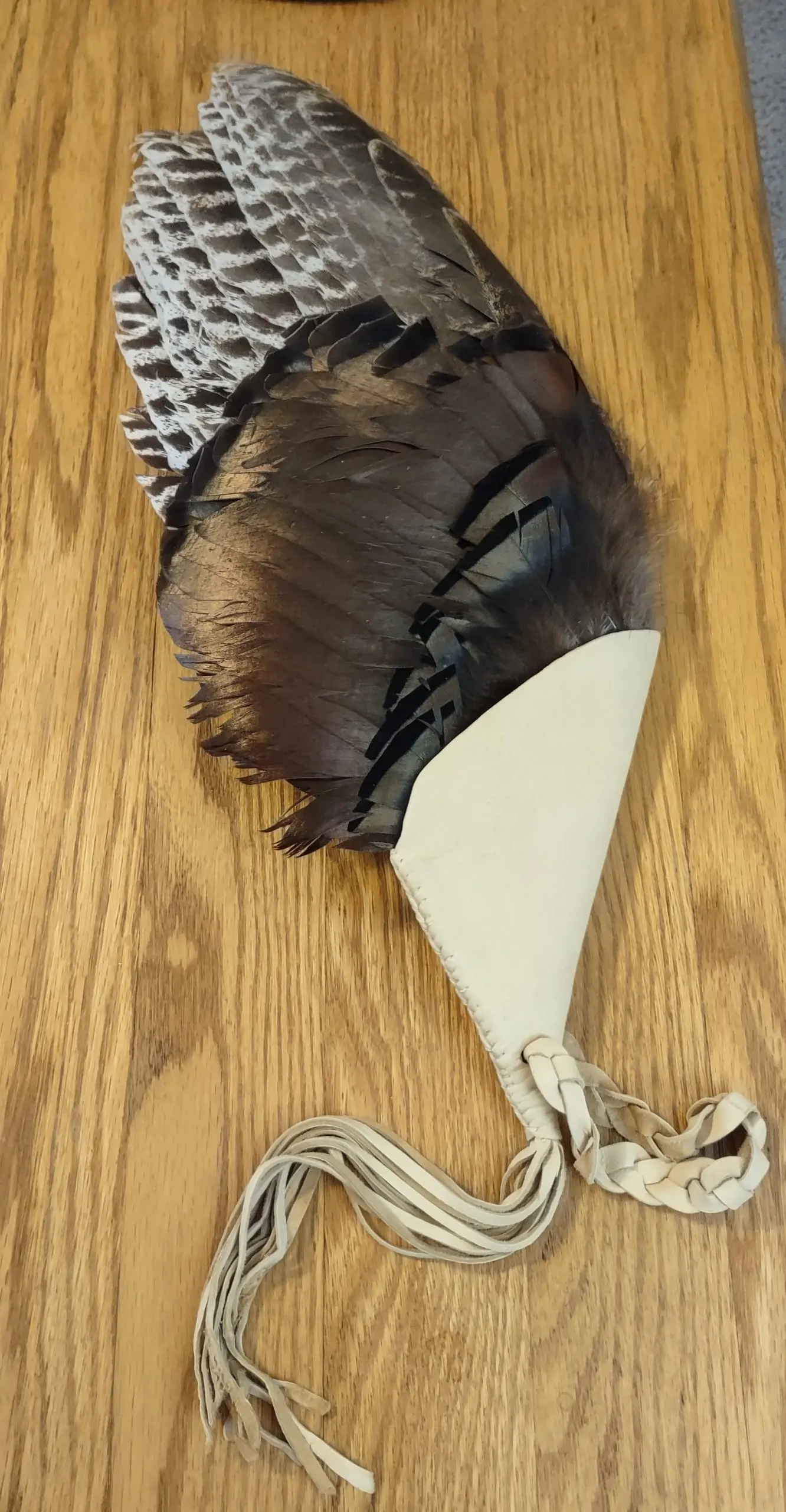 Wild Turkey Prayer Dance Fans 4 Secondary Turkey Fan E