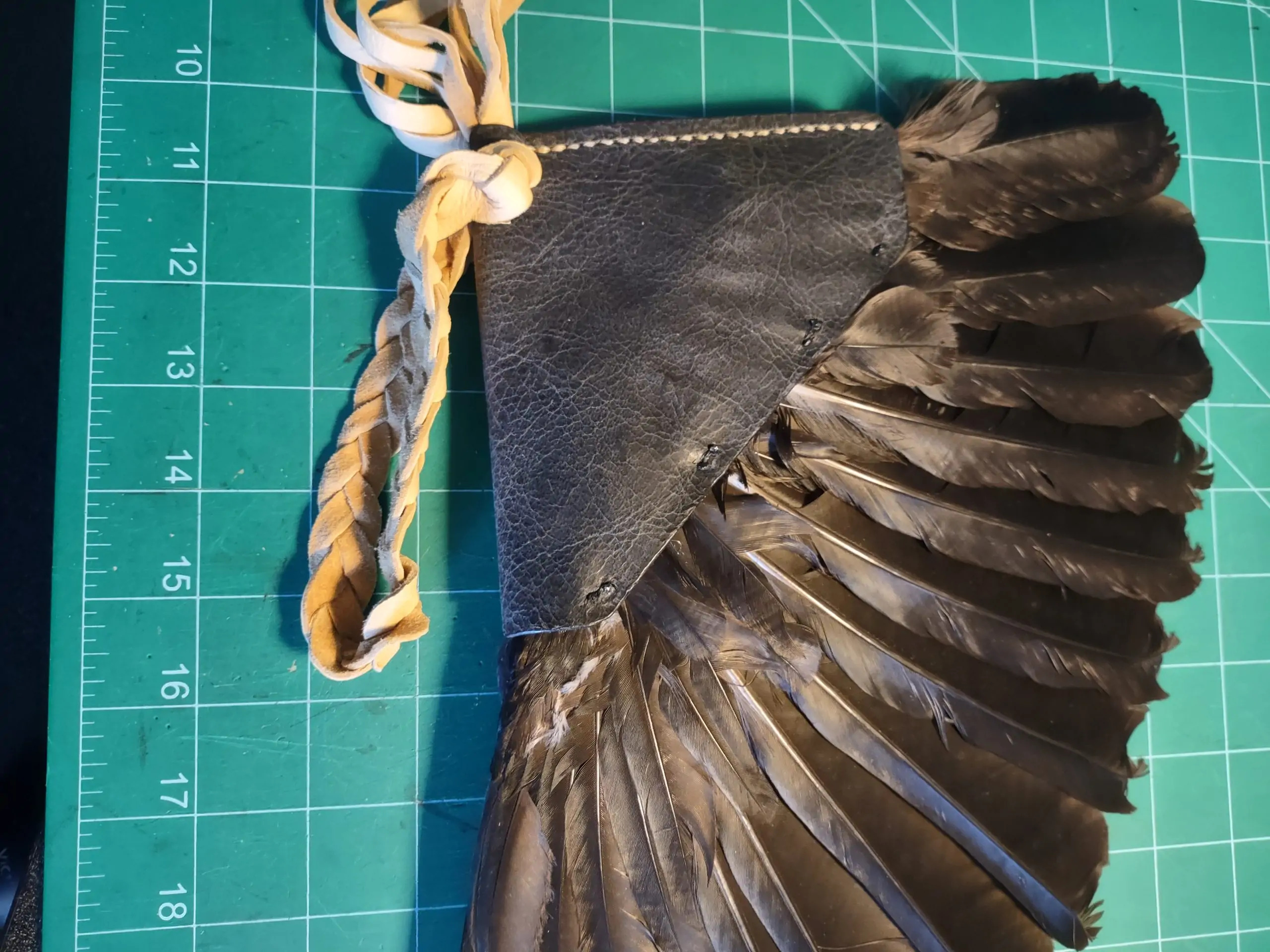 Crow Wing Fans 4 handle on crow wing fan