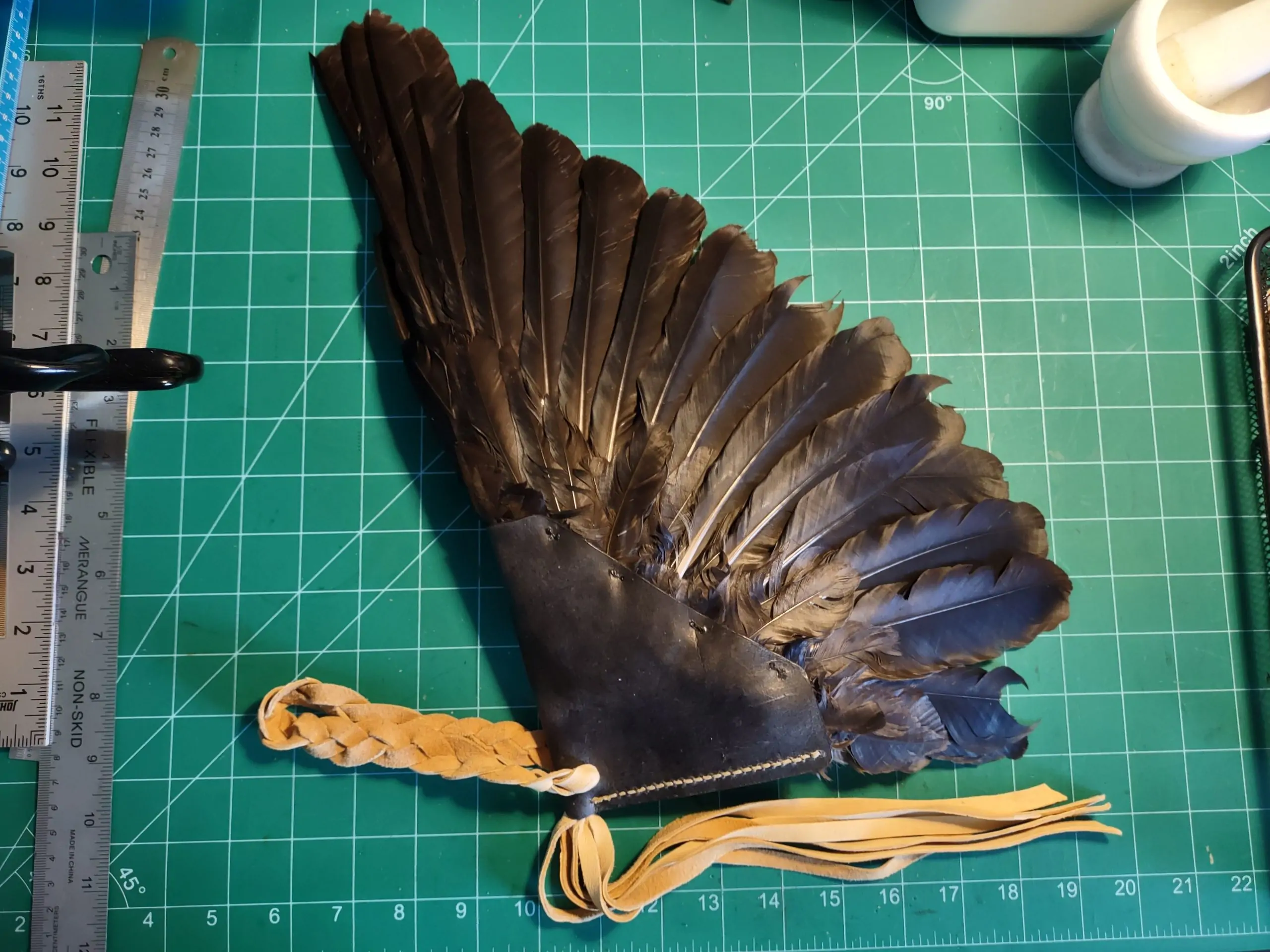 Crow Wing Fans 6 Right Crow Wing Fan